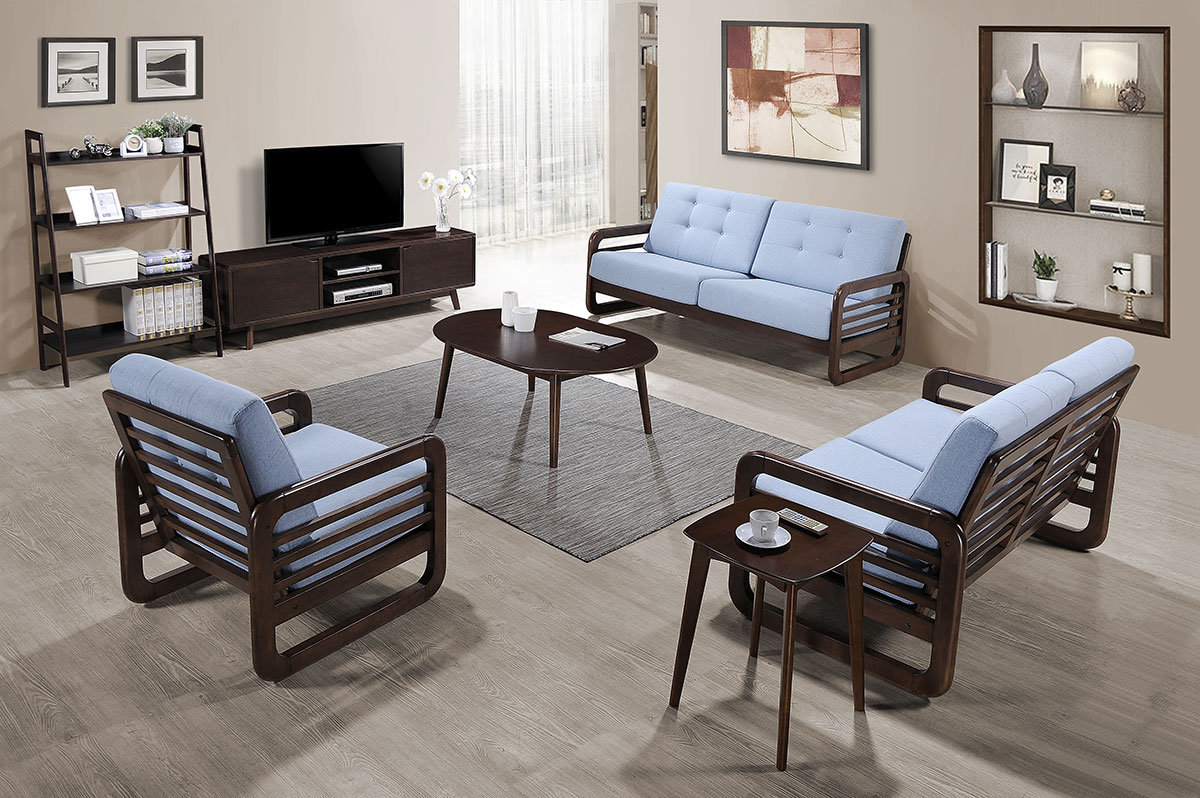 206 Sofa Set (1+2+3) with TV Unit & Occasional Set - Living Room - Collection - Ker Global Furniture (M) Sdn Bhd