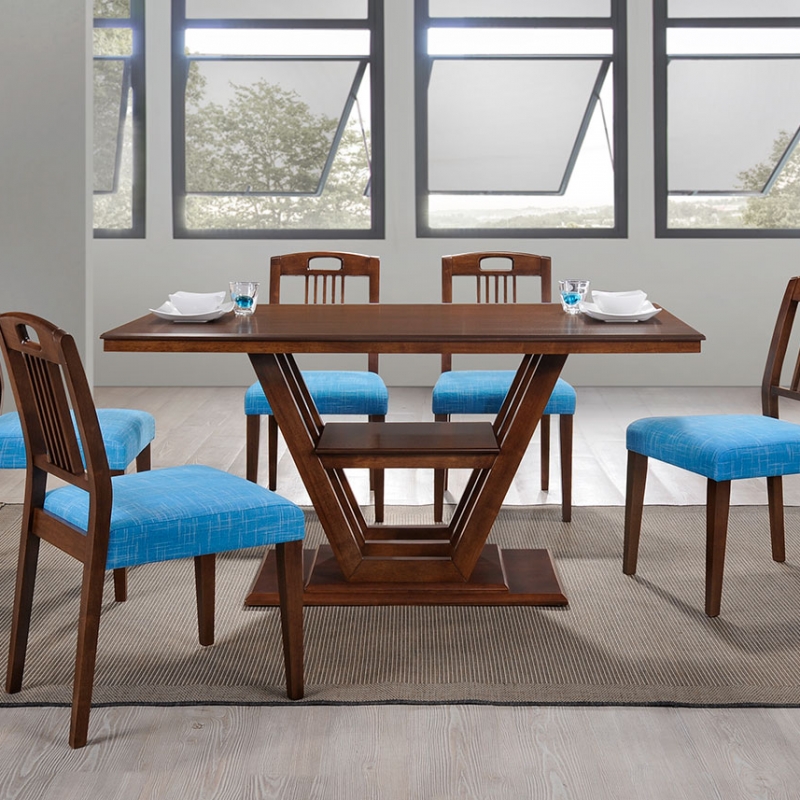 5210 Avery Dining Set(1+6) - Dining Room - Collection - Ker Global Furniture (M) Sdn Bhd